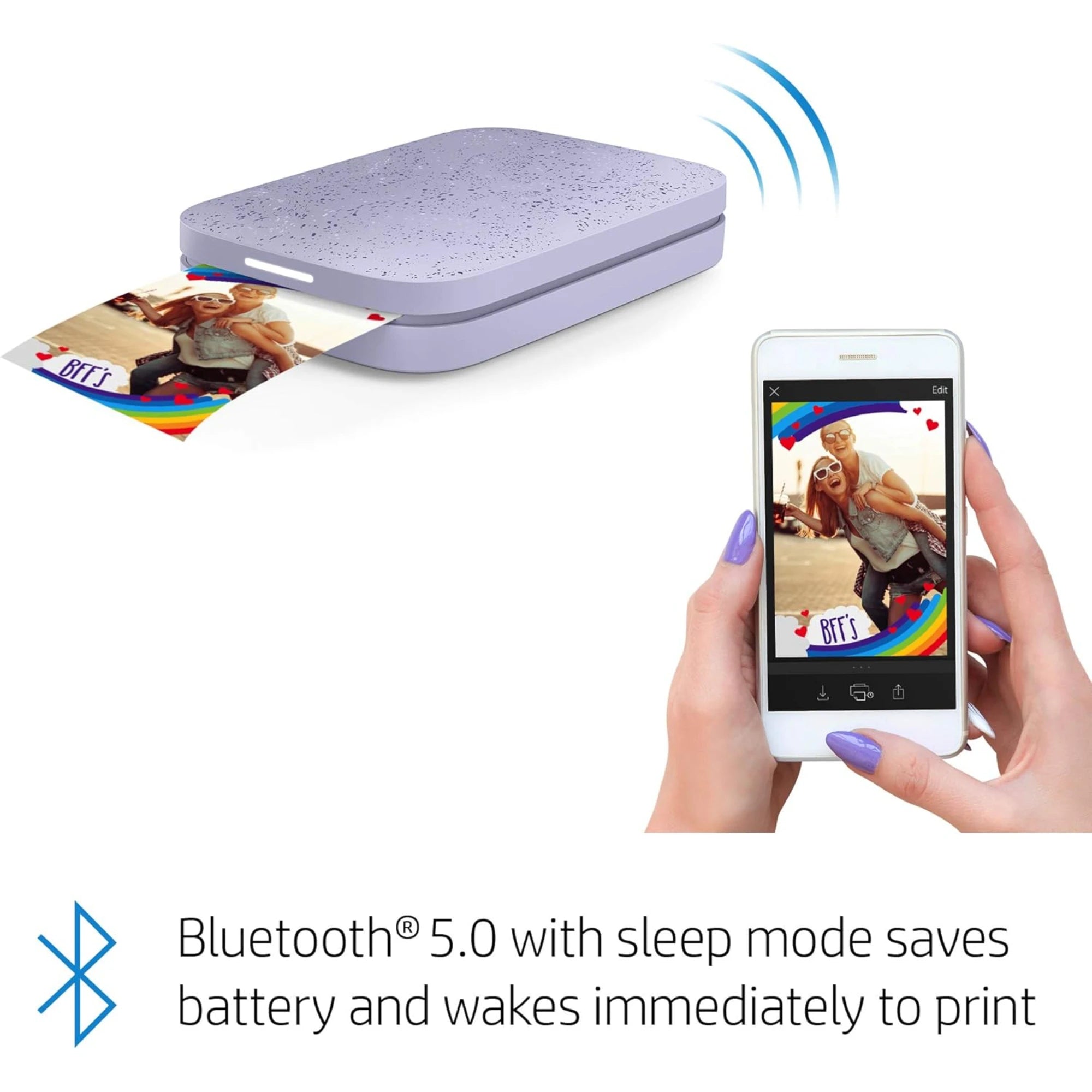 HP Sprocket 2x3" Portable Instant Photo Printer | Print from iPhone & Android 5