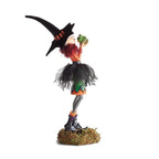 Halloween-Figurine | Handgemaakte Hexendecoratie | Hars 4