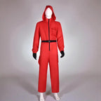 Halloween Game Guard Masker Jumpsuit Kostuum 0