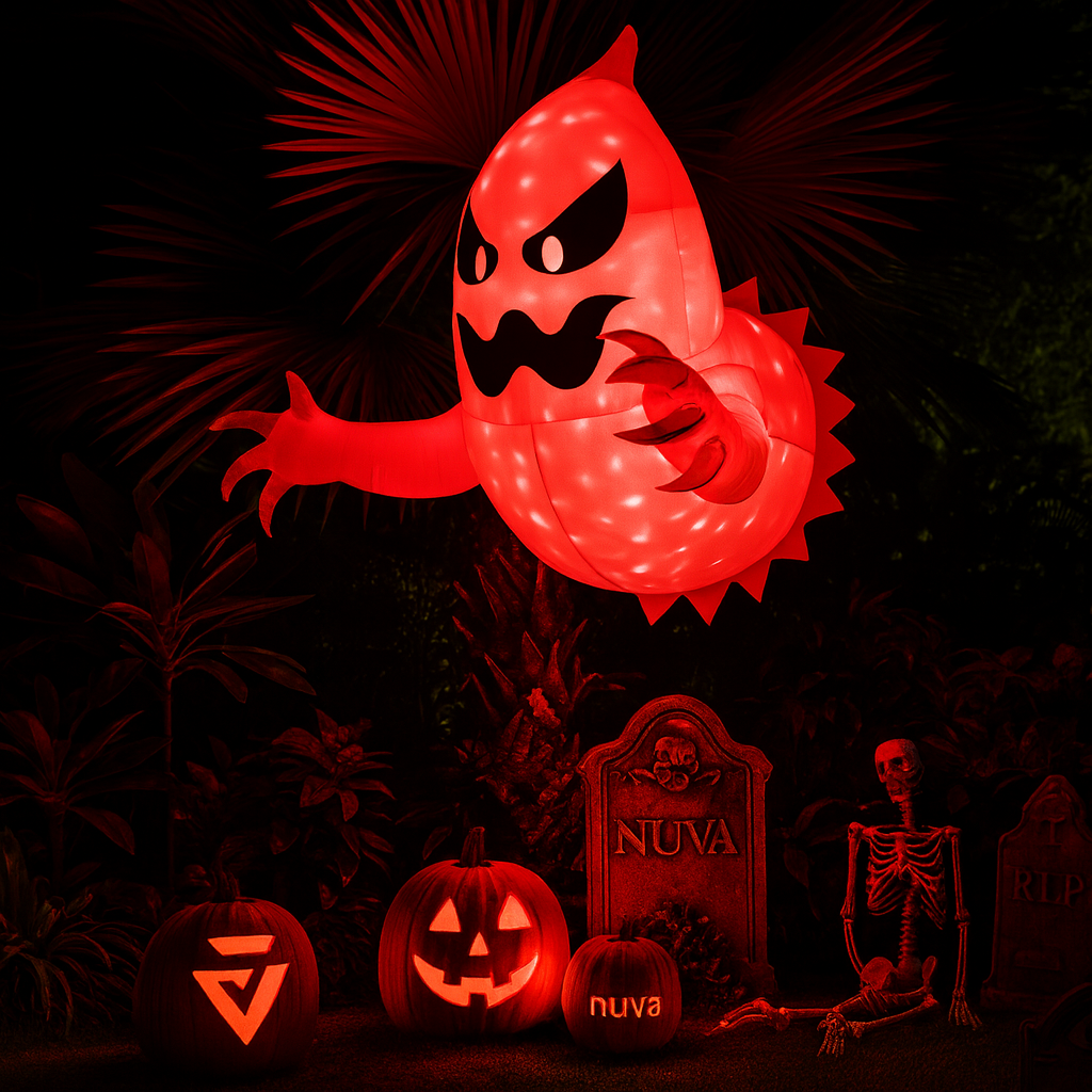 Halloween Opblaasbare Geest Verlichting Decoratie 1