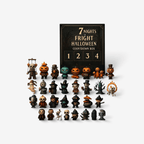 Halloween adventskalender met 31 mini-PVC-figuurtjes 0