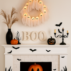 HauntGlow Halloween Krans | Betoverende glow krans voor een spooky feestelijke touch 1