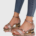 Heeled Orthopedic Sandals Women Adjustable Closure 5