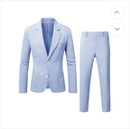 Heren Slim Fit Set – Tweedelig met Notch Revers, Geschikt voor Werk en Formele Gelegenheden 7