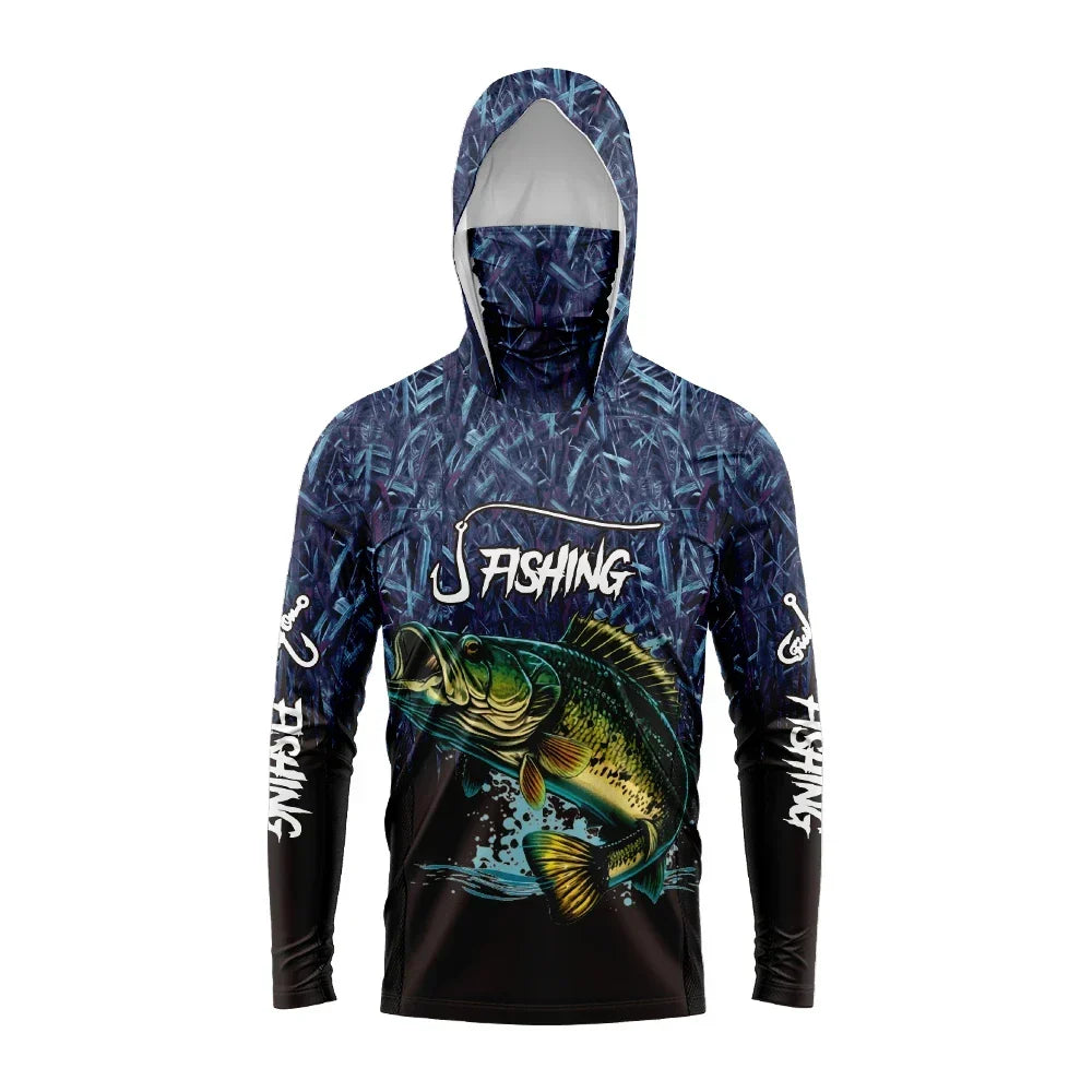 Herren Angelshirt mit UV-Schutz UPF 50, schnelltrocknend und antimikrobiell 1
