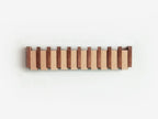 Houten Piano Wandkapstok – Massief Hout met Intrekbare Haken 5