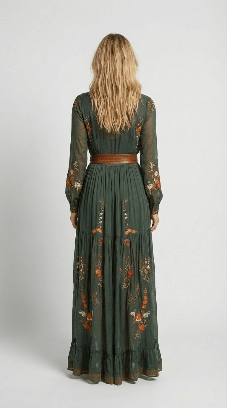Indira Boho Maxi Dress 1