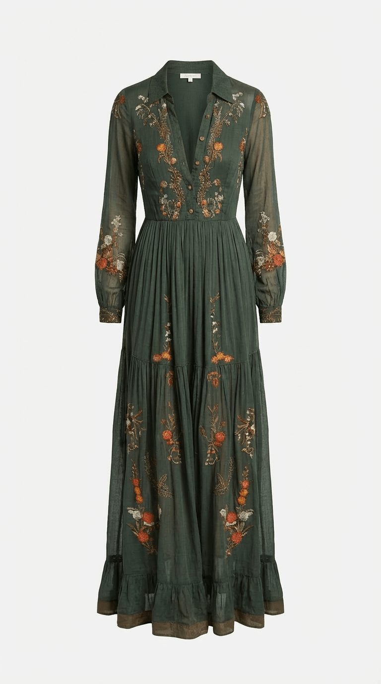 Indira Boho Maxi Dress 2