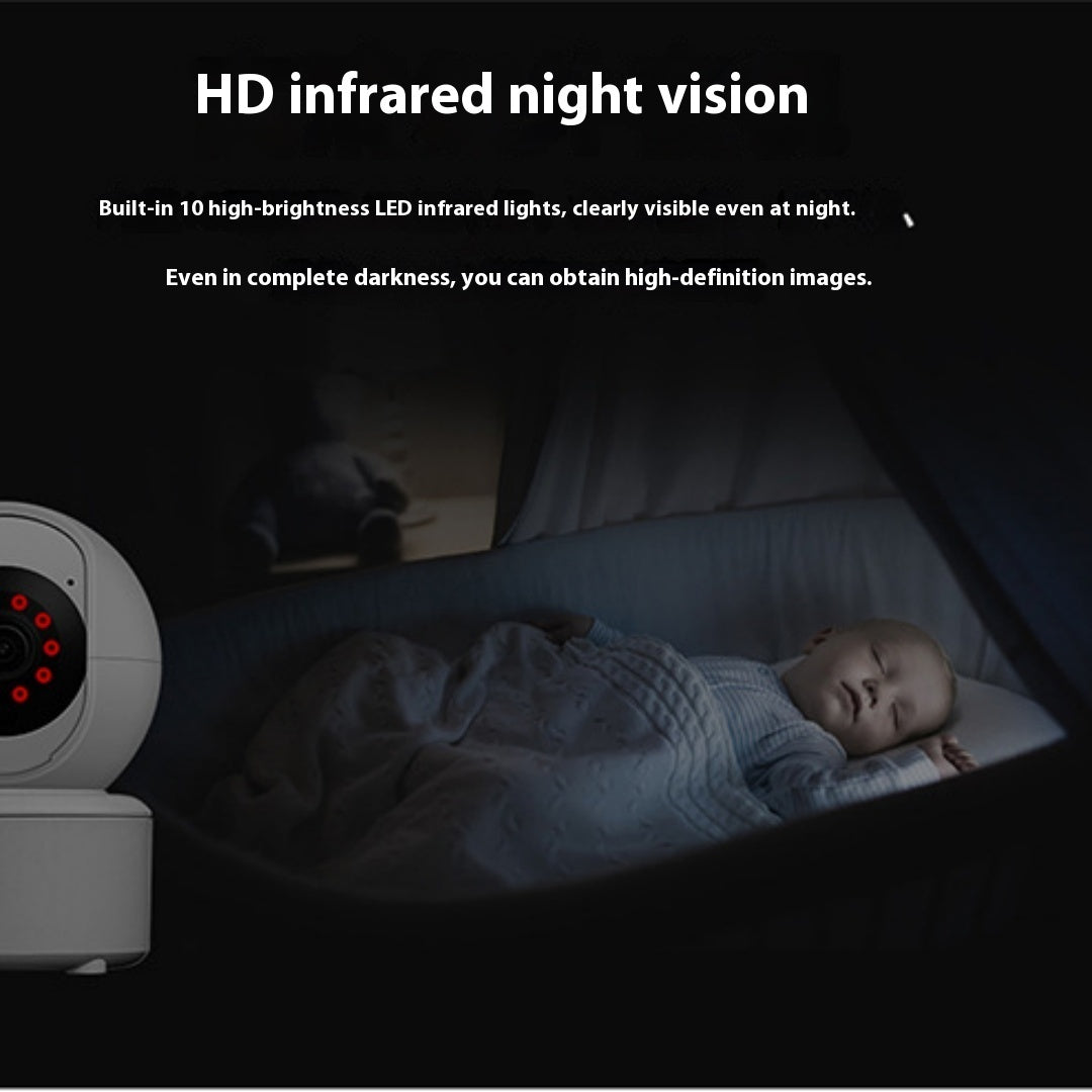 Indoor WiFi Surveillance Camera 3MP | 355° Pan, TF & Cloud Storage, EU/UK/US Plug 5