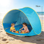 Kids Pop-Up Beach Tent — UV50+ Sun Shelter with Splash Pool & Carry Bag 1