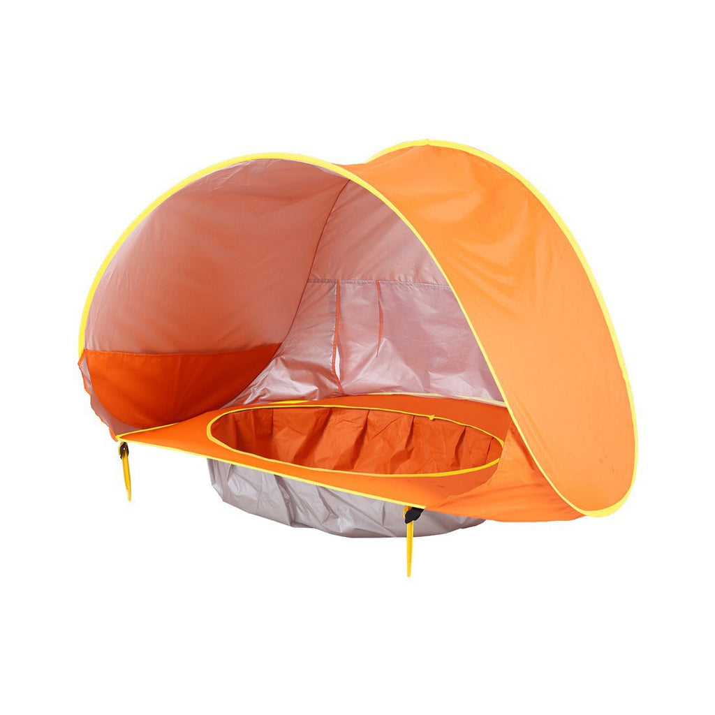 Kids Pop-Up Beach Tent — UV50+ Sun Shelter with Splash Pool & Carry Bag 4