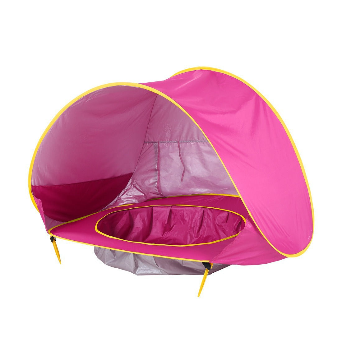 Kids Pop-Up Beach Tent — UV50+ Sun Shelter with Splash Pool & Carry Bag 5
