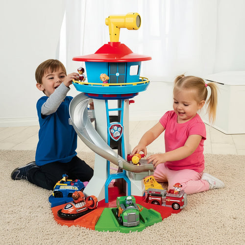 Kids Toys Playset Slide Tower Track Imaginative Car Play 1