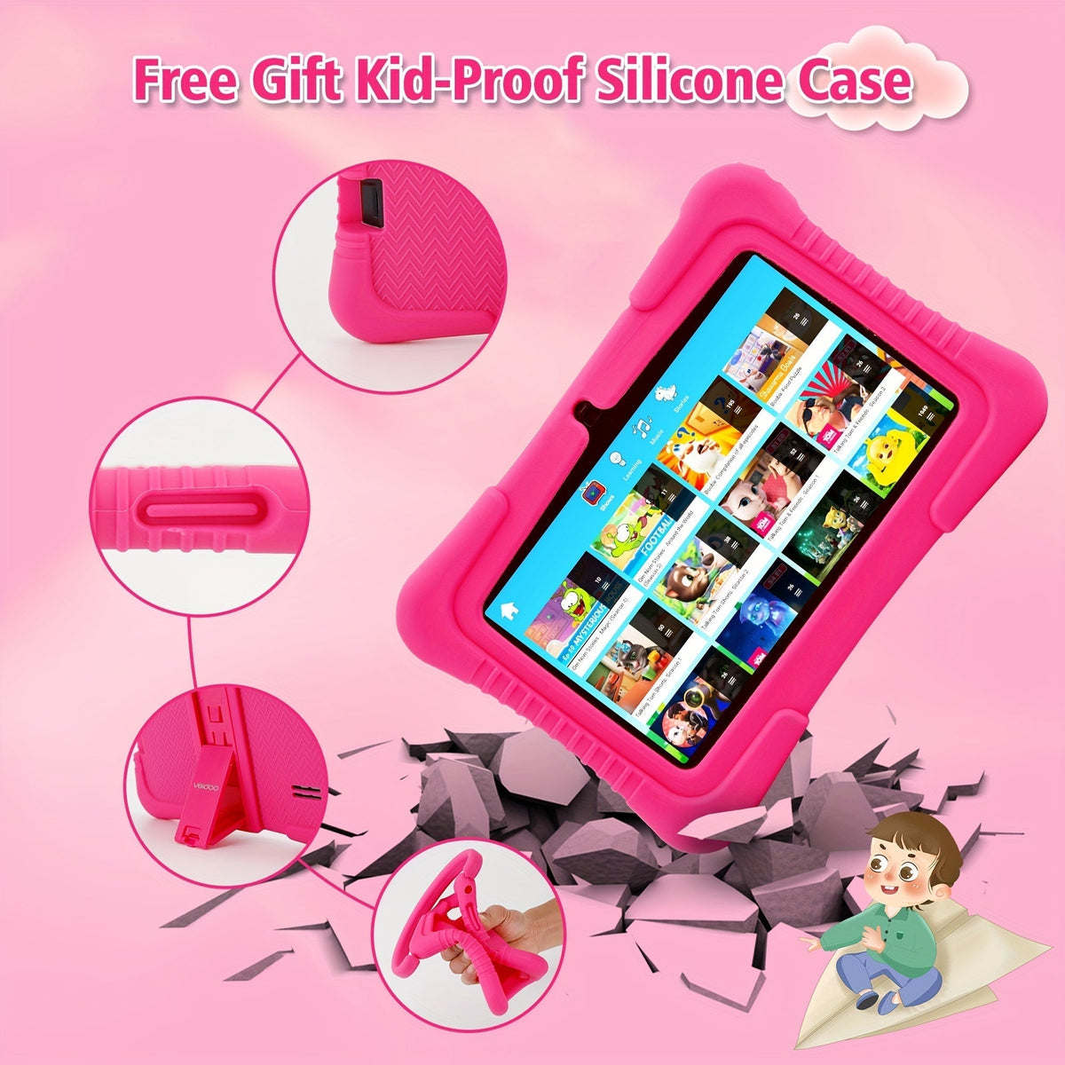 Kindertablet 7 Inch - Android Tablet met Oogbescherming 7