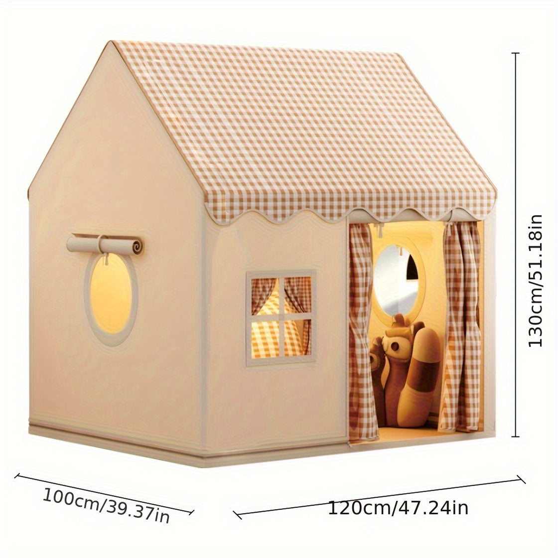 Klein Levensecht Binnenspeelhuis – Perfect voor Urenlang Speelplezier Thuis 4