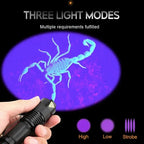 LED UV FLASHLIGHT - ULTRAVIOLET INSPECTION LAMP FOR PET URINE SPOTS AND STAIN DETECTION 6