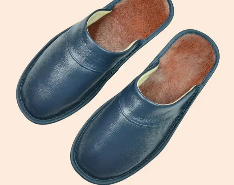 Leather Men's Slippers - Lucas 2
