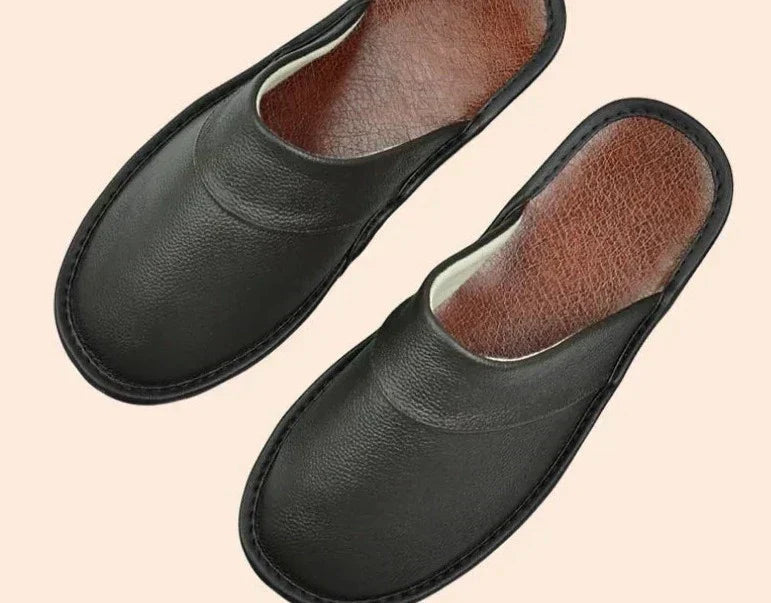 Leather Men's Slippers - Lucas 3