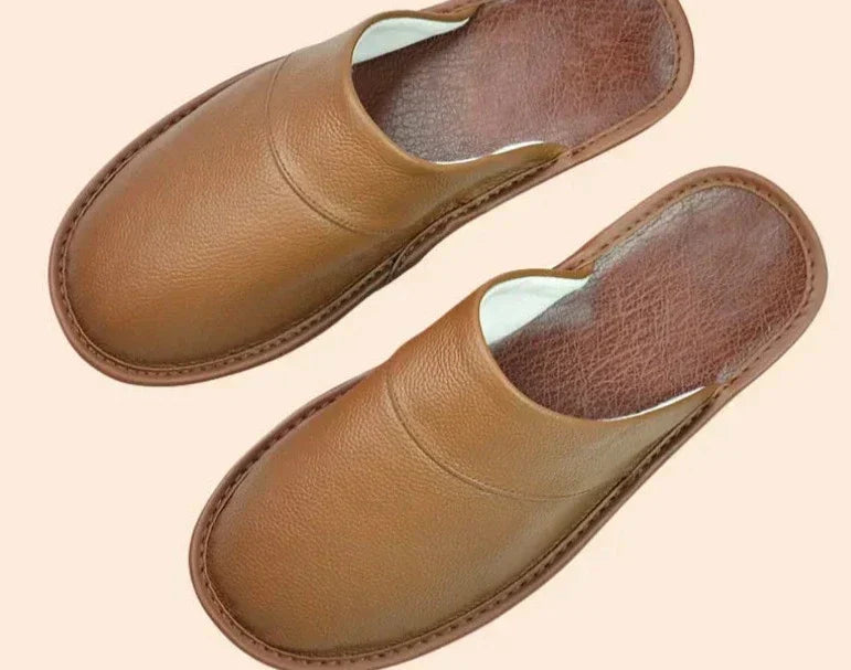 Leather Men's Slippers - Lucas 4