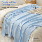 Leichte Sommerdecke aus 100 % Bambusfaser, atmungsaktiv und weich, 200 x 230 cm 1