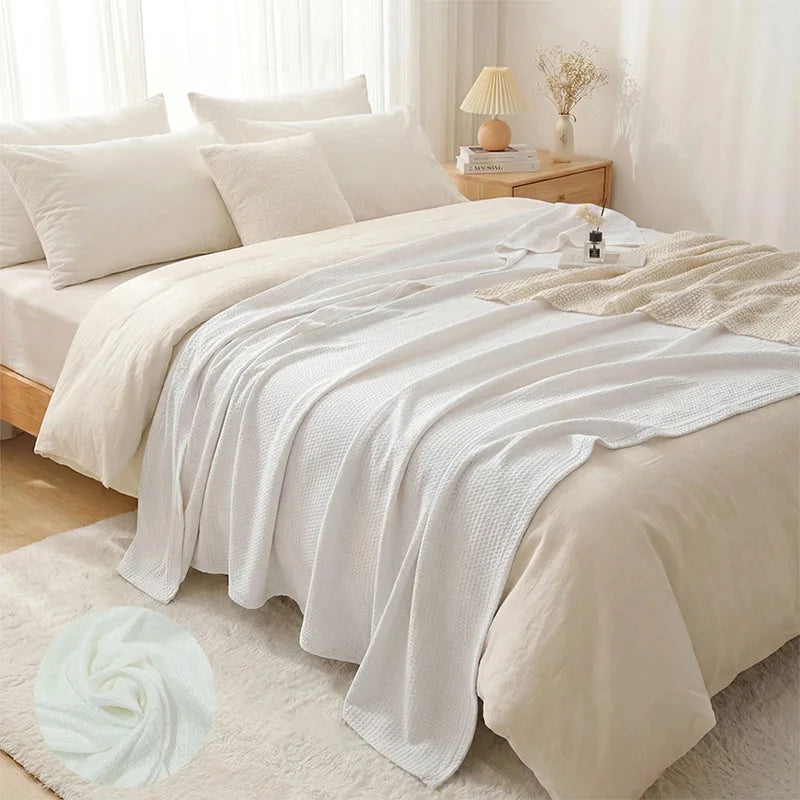 Leichte Sommerdecke aus 100 % Bambusfaser, atmungsaktiv und weich, 200 x 230 cm 12