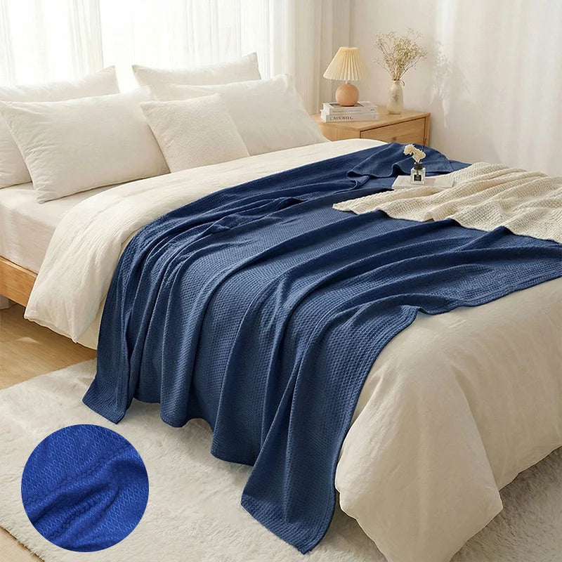 Leichte Sommerdecke aus 100 % Bambusfaser, atmungsaktiv und weich, 200 x 230 cm 7