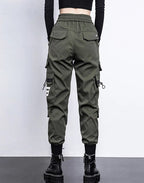 Women’s High-Waist Cargo Joggers | Utility Pockets, Elastic Waist & Streetwear Fit