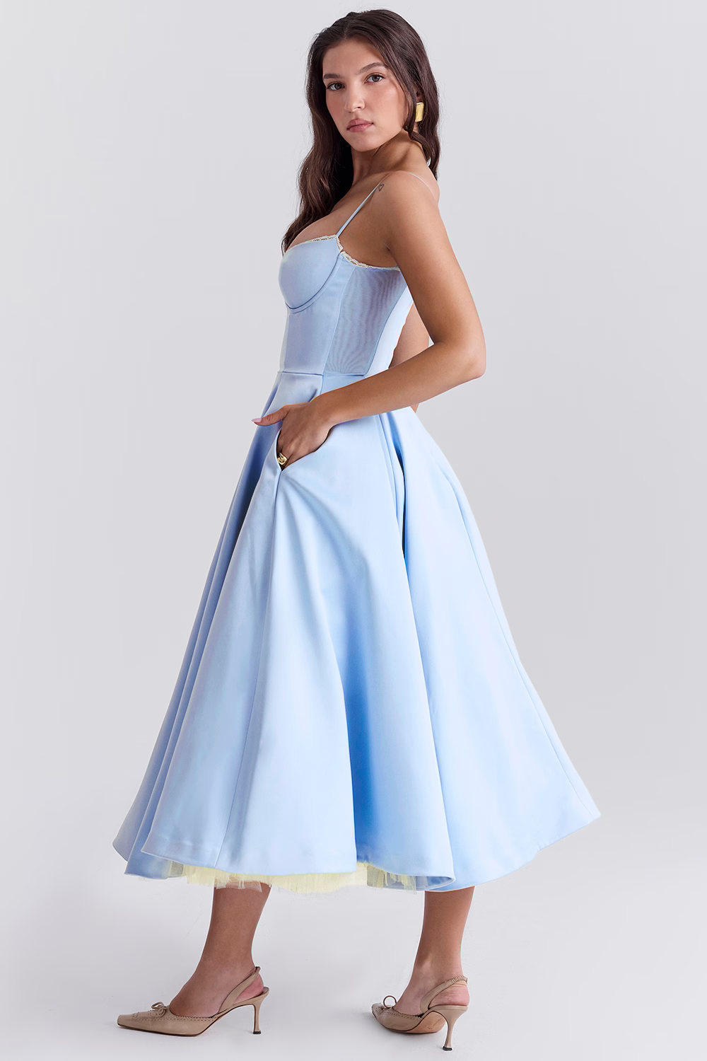 Lucia | Women’s Elegant Wedding Guest Midi Dress 3