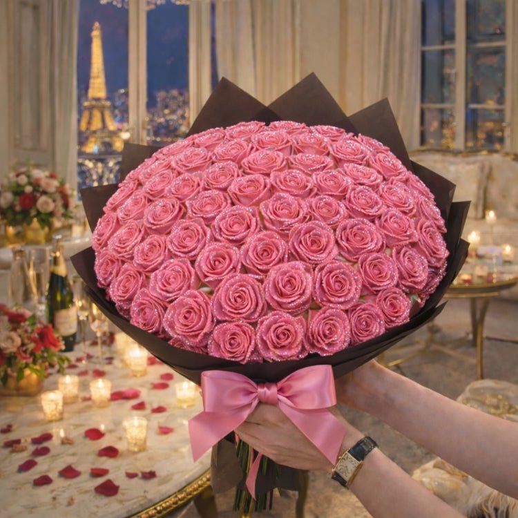 Luxury Handmade Sparkle Rose Bouquet – The Ultimate Valentine’s & Anniversary Gift Romantic Gift for Girlfriend, Wife & Valentine's Day 10