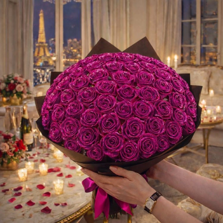 Luxury Handmade Sparkle Rose Bouquet – The Ultimate Valentine’s & Anniversary Gift Romantic Gift for Girlfriend, Wife & Valentine's Day 20