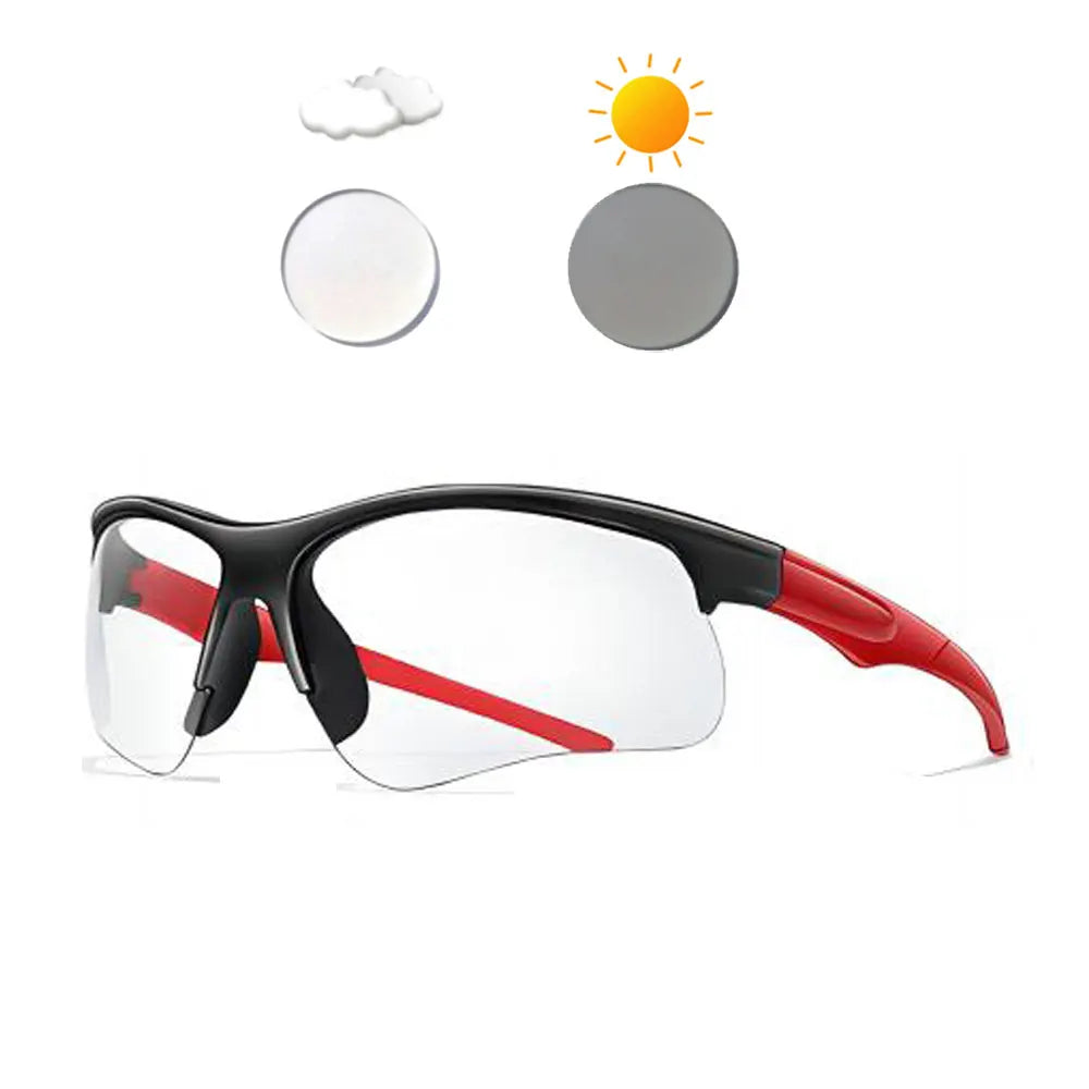 Meekleurende Zonnebril voor Fietsen en Outdoor Activiteiten, Unisex, Winddicht 2
