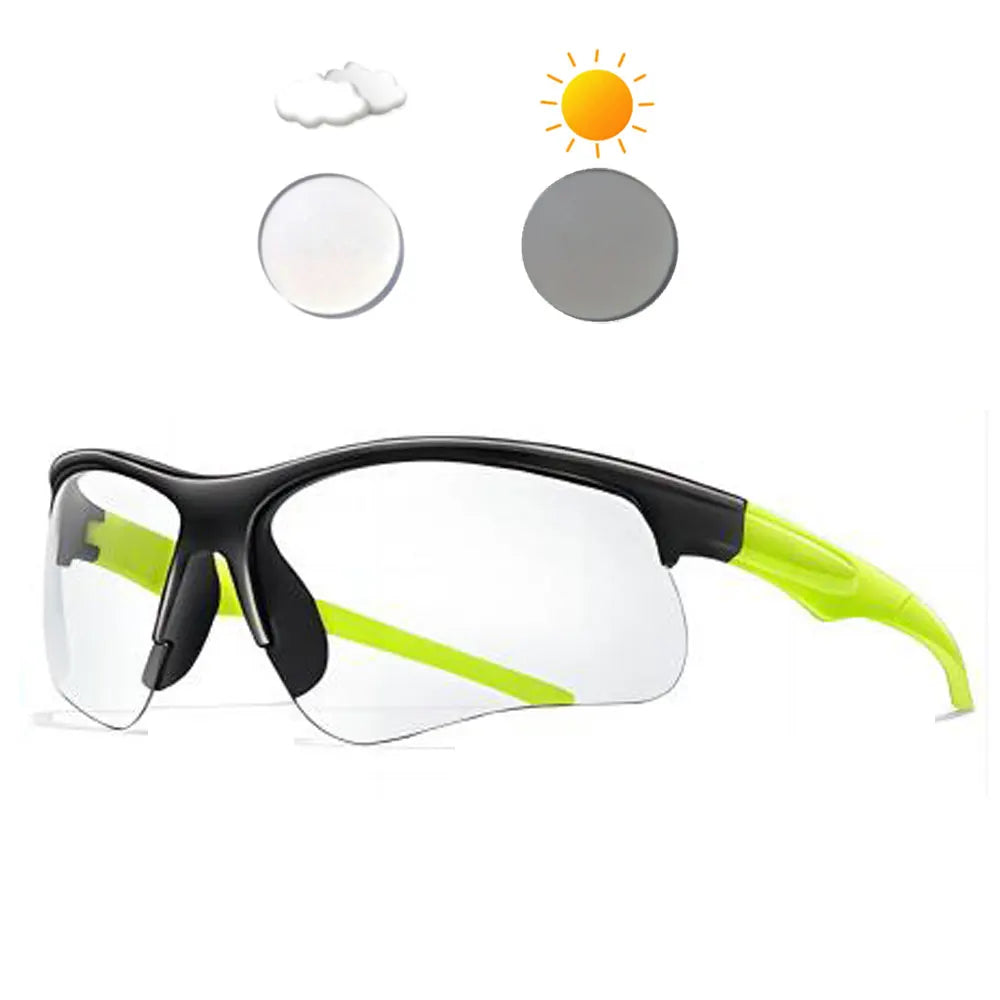 Meekleurende Zonnebril voor Fietsen en Outdoor Activiteiten, Unisex, Winddicht 8