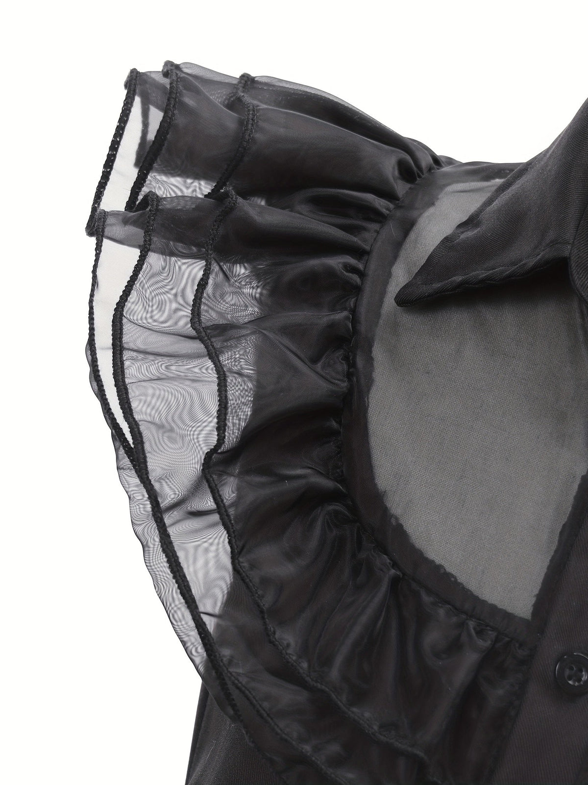 Meisjes Rimpelige Gotische Halloween Kostuum Jurk | Gelaagde Mini 2