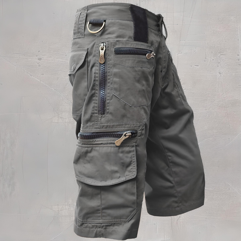Men's Tactical Cargo Shorts with Multi-Pocket Storage 1
