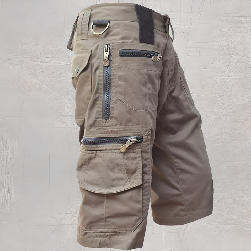 Men's Tactical Cargo Shorts with Multi-Pocket Storage 2