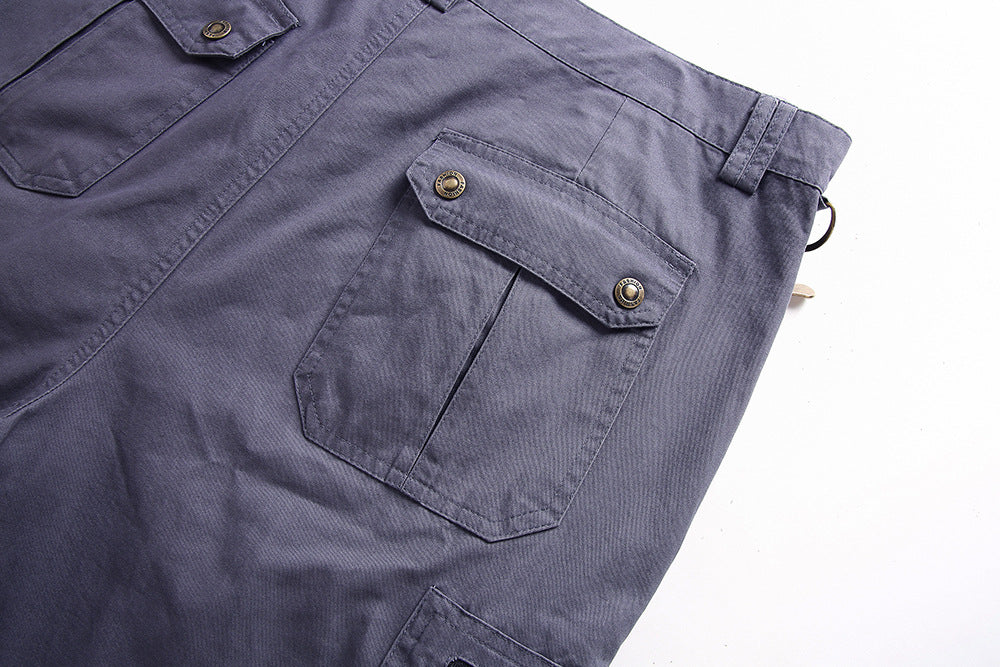 Men's Tactical Cargo Shorts with Multi-Pocket Storage 7