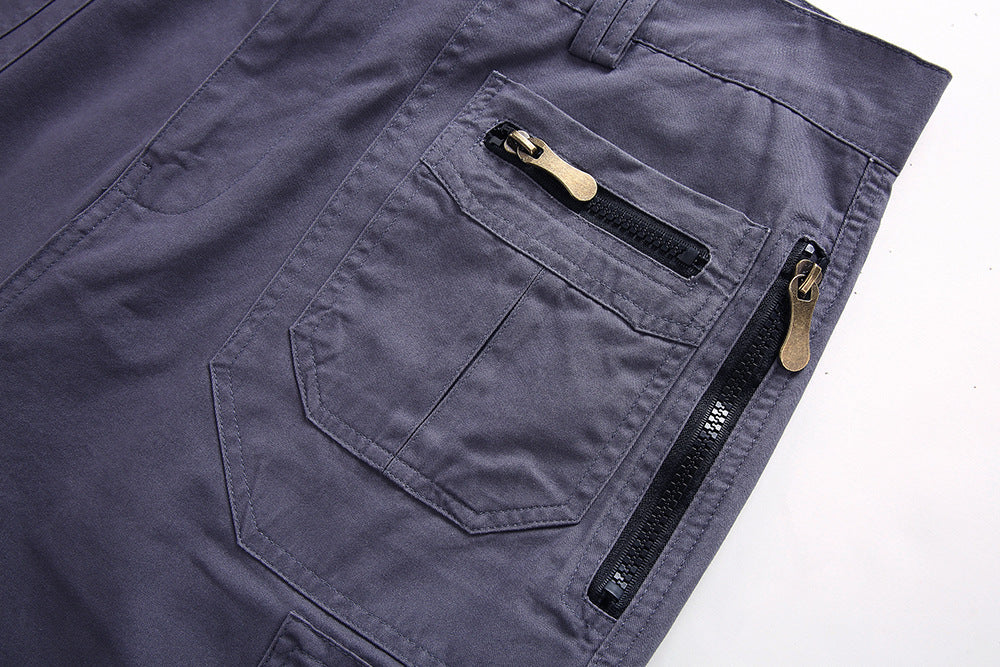 Men's Tactical Cargo Shorts with Multi-Pocket Storage 8