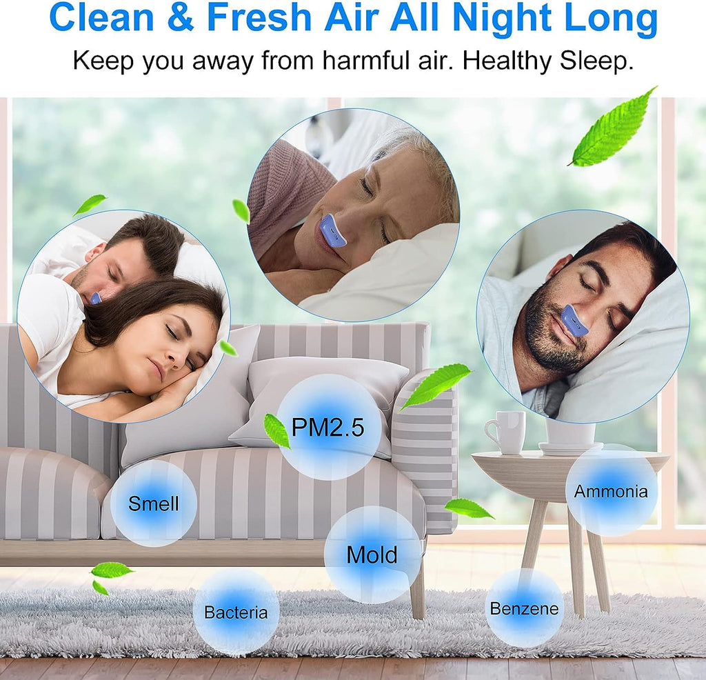 Portable Airflow Device – Compact, Silent Micro Air-Pump with Comfortable Nose Design