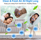 Portable Airflow Device – Compact, Silent Micro Air-Pump with Comfortable Nose Design