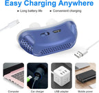 Portable Airflow Device – Compact, Silent Micro Air-Pump with Comfortable Nose Design