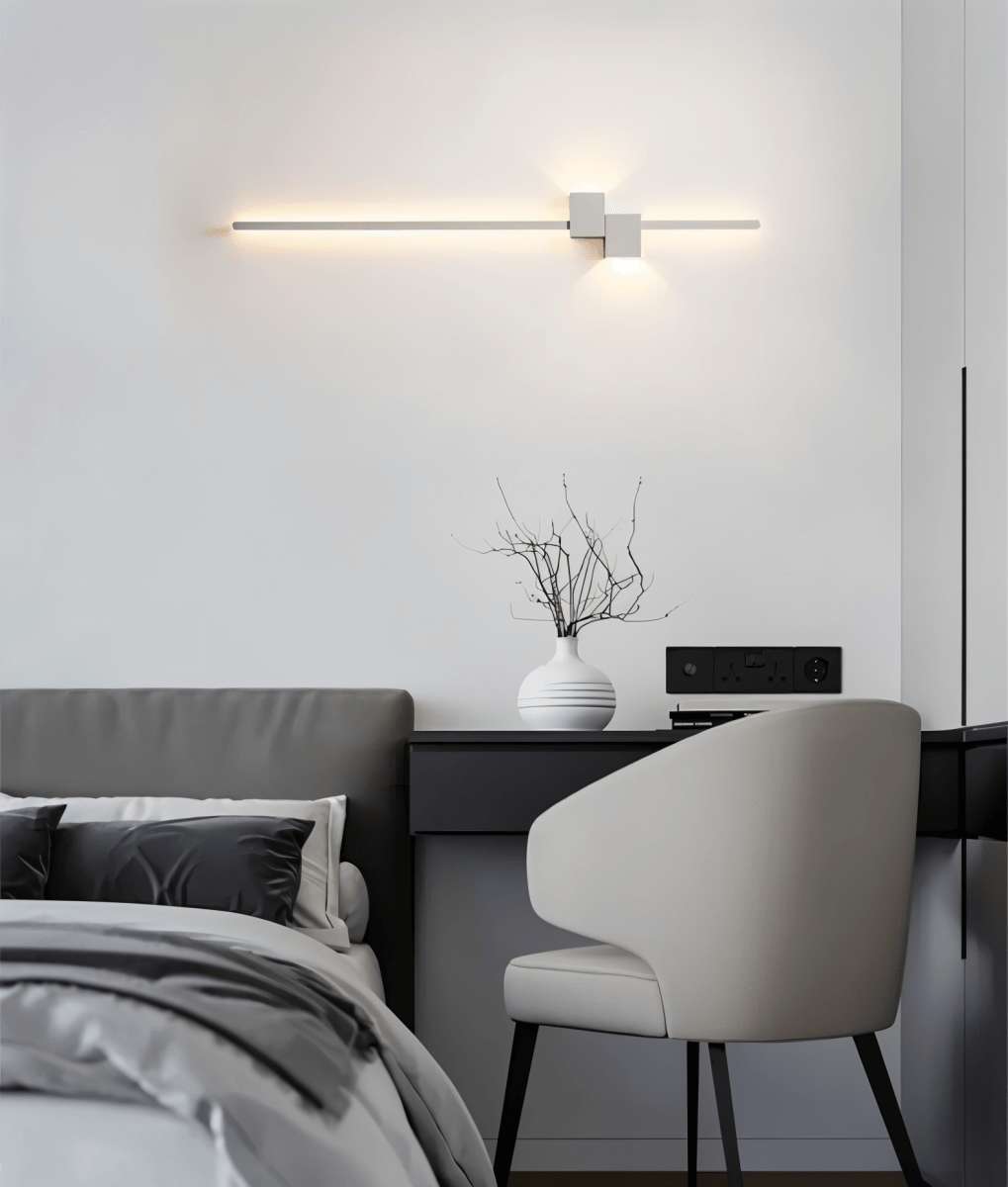LED Wall Light – Linear Minimal Design, Soft Indirect Glow & Modern Metal Build