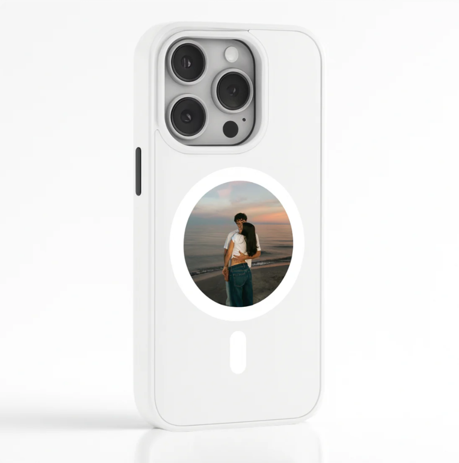 NFC E-Ink Round Display Case for iPhone 13-17 Pro Max 2