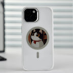 NFC E-Ink Round Display Case for iPhone 13-17 Pro Max 7