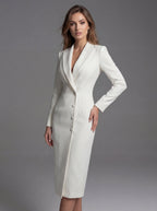 Natalie | Tailored Midi Blazer Dress 1