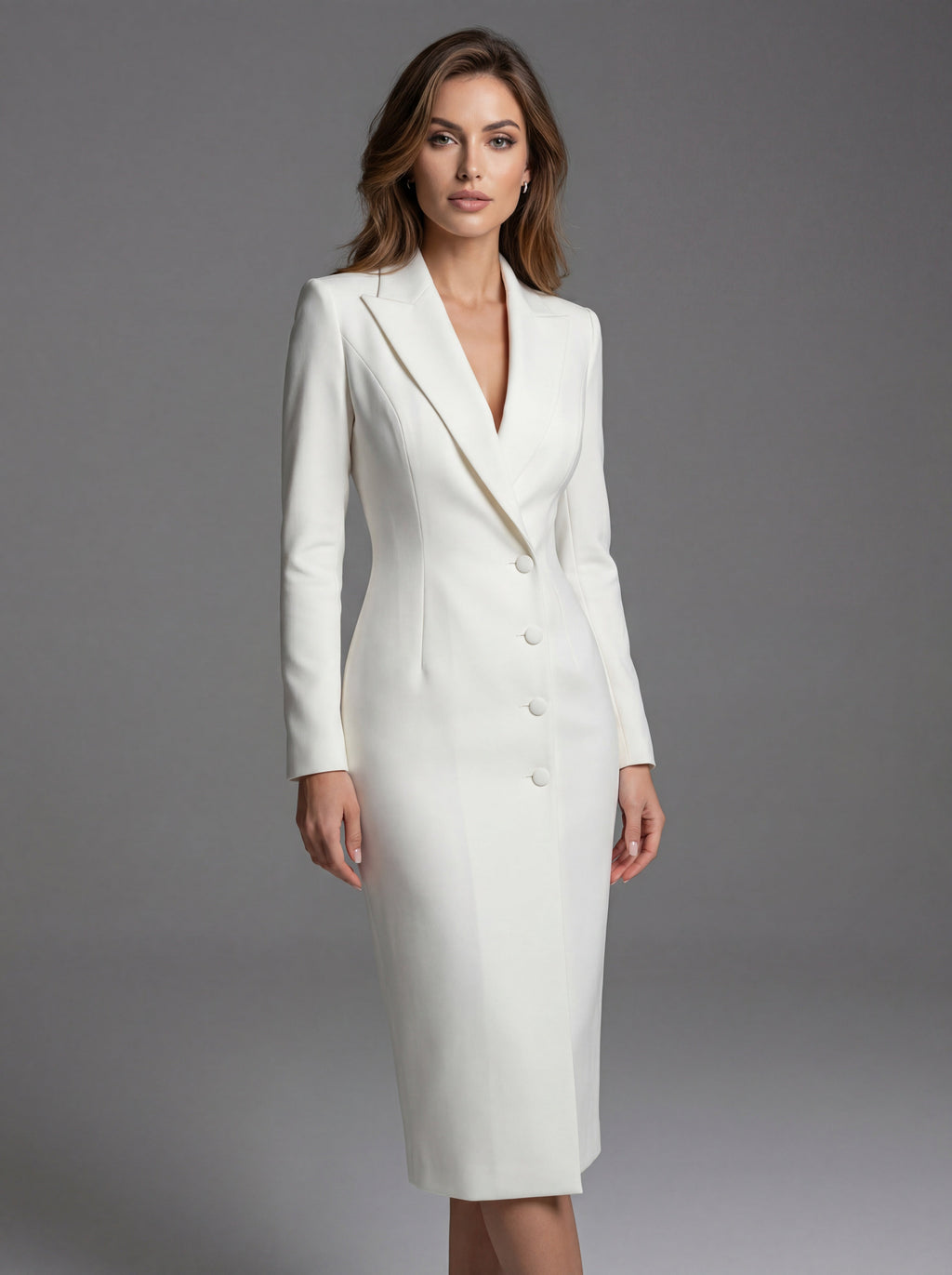 Natalie | Tailored Midi Blazer Dress 2
