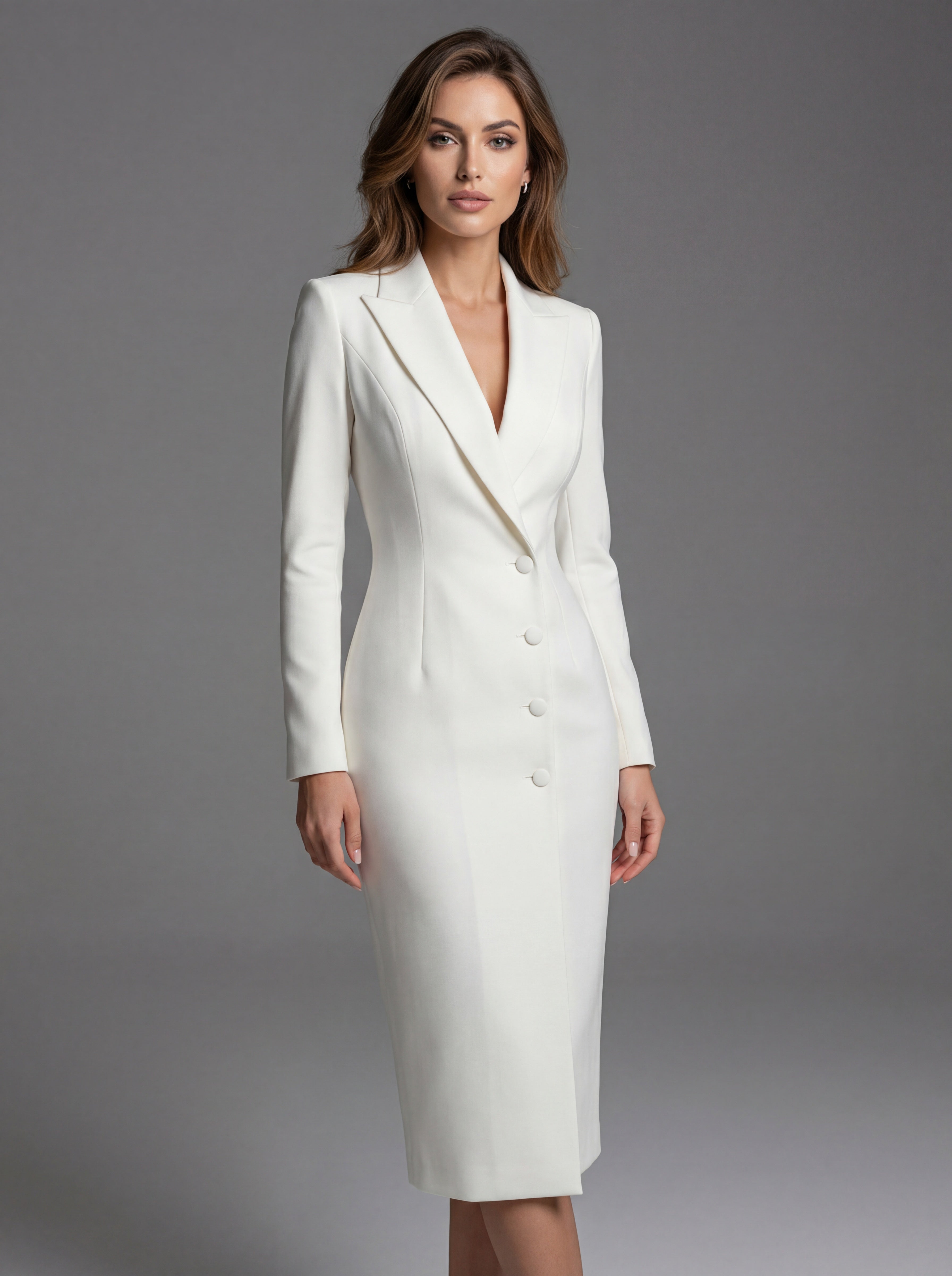 Natalie | Tailored Midi Blazer Dress 2