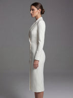 Natalie | Tailored Midi Blazer Dress 3
