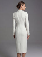 Natalie | Tailored Midi Blazer Dress 4
