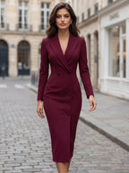 Natalie | Tailored Midi Blazer Dress 5