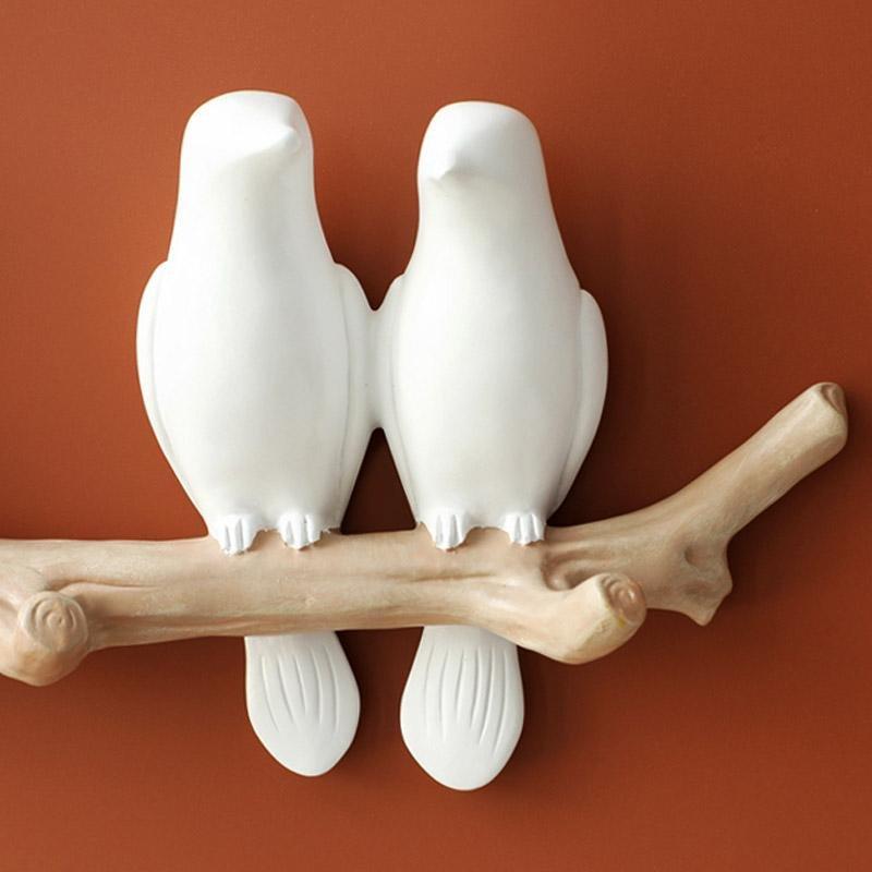 Noodle - Speelse wandhaak met vogelmotief voor creatieve decoratie 5